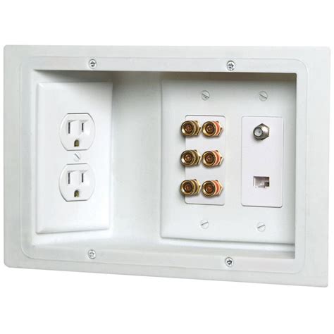 low voltage junction box lowes|surface mount low voltage box.